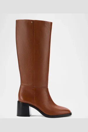 Larroude Ricky Leather Knee Boots