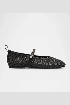 RAG&BONE Spire Woven Mary Jane Ballerina Flats