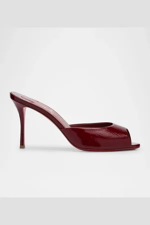Christian Louboutin Me Dolly Red Sole Patent Leather Mules