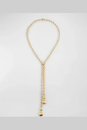 Marco Bicego 18K Yellow Gold Lariat Necklace with