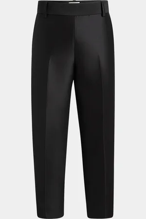 Khaite Cam Straight-Leg Ankle Pants