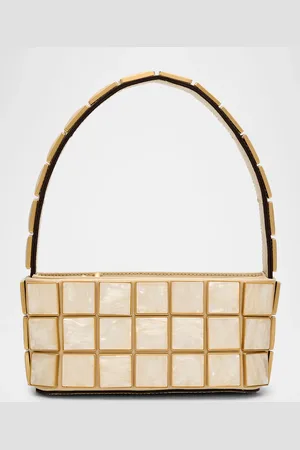 Cult Gaia Romy Geometric Acrylic Shoulder Bag