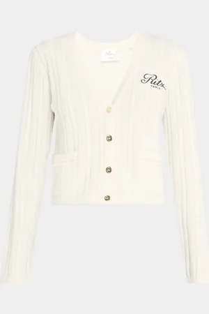 Frame X Ritz Paris Cable Cardigan