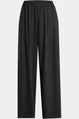 TWP Eva Wool Flannel Wide-Leg Pants