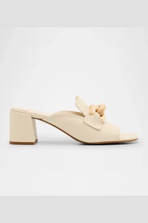Pedro Garcia Umita Leather Chain Loafer Mules