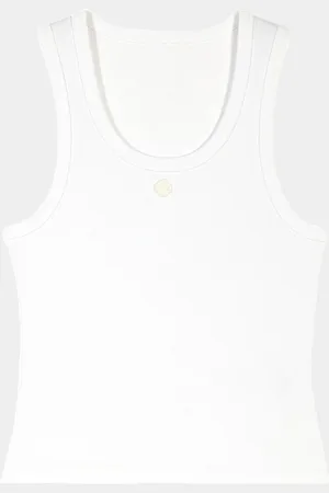 Maje Ribbed Knit Tank Top