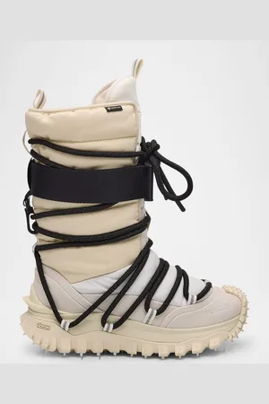 Moncler Trailgrip Nylon Lace-Up Snow Boots
