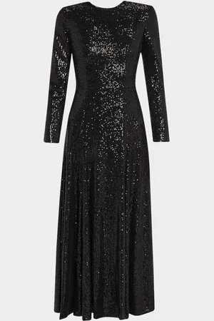 E.stott Maya A-Line Sequin Midi Dress