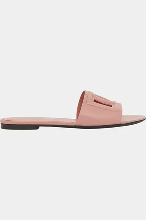 Dolce & Gabbana Cutout DG Flat Slide Sandals