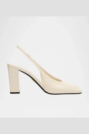 Prada Modellerie Vernice Patent Leather Slingback Pumps