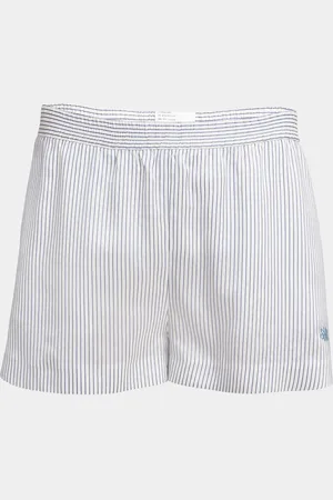 Stella McCartney Striped Silk Pull-On Shorts