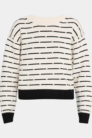 Max Mara Gettone Striped Wool-Cashmere Sweater
