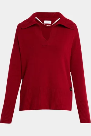 NAADAM Button-Side Cashmere Polo Sweater