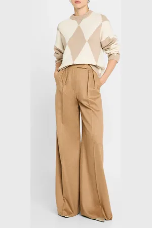 NAADAM Diamond Intarsia Wool-Cashmere Sweater