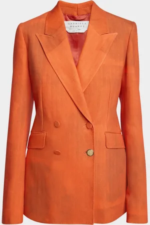 GABRIELA HEARST Angela Double-Breasted Wool Blazer