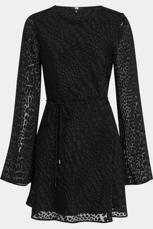 Paige Carmelyn Croc Burnout Mini Dress