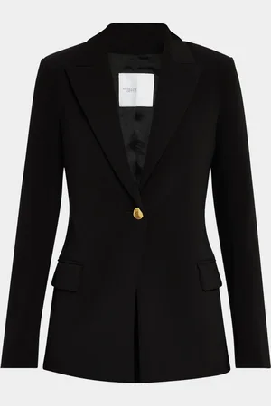 ROSETTA GETTY Technical Cady Single-Breasted Jacket
