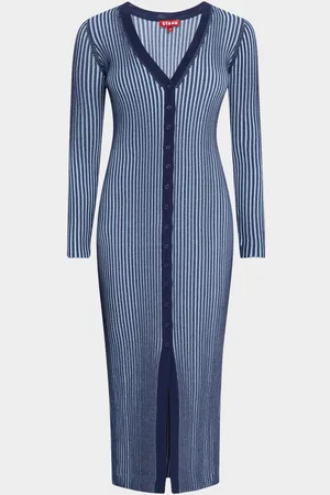 Staud Shoko Ribbed Sweater Dress