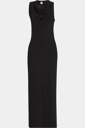 Totême Cowl-Neck Sleeveless Midi Dress