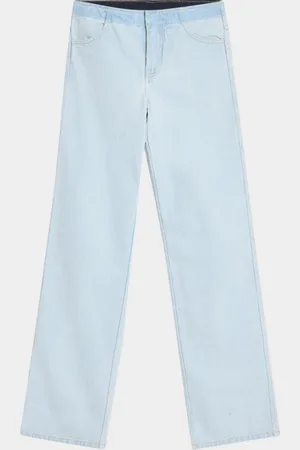 CHRISTOPHER ESBER Deconstructed Denim Straight-Leg Jeans