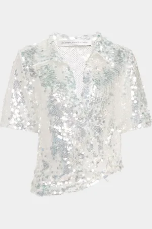 CHRISTOPHER ESBER Opaline Sequined Polo Shirt