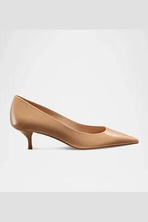 Stuart Weitzman Stuart Patent Kitten Pumps