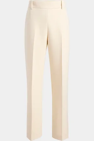 Khaite Cambie Straight-Leg Crepe Pants