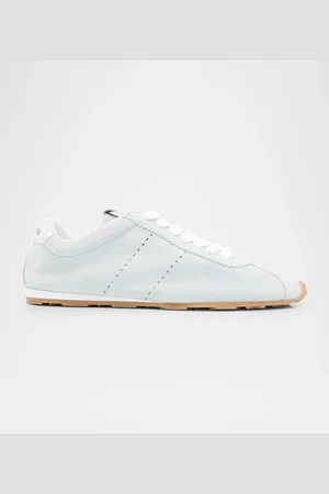 Miu Miu Suede Bicolor Retro Trainer Sneakers