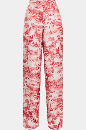 Max Mara Zeus High-Rise Toile Pants