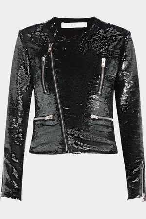 IRO Luzia Sequined Moto Jacket