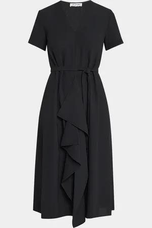 E.stott Dylan A-Line Ruffle Midi Dress