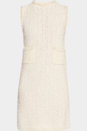 Fabiana Filippi Sleeveless Sequin Tweed Mini Dress