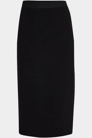 Fabiana Filippi Wool-Cotton Knit Midi Pencil Skirt
