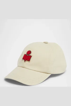 Isabel Marant Tyron Logo Patch Cotton Baseball Cap