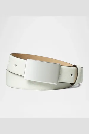 Tory Burch Plate Leather Belt