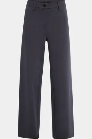 Eileen Fisher Wide-Leg Flex Ponte Trousers