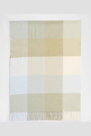 Johnstons Of Elgin Cashmere Check-Print Scarf