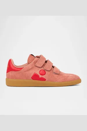 Isabel Marant Beth Bicolor Mixed Leather Sneakers