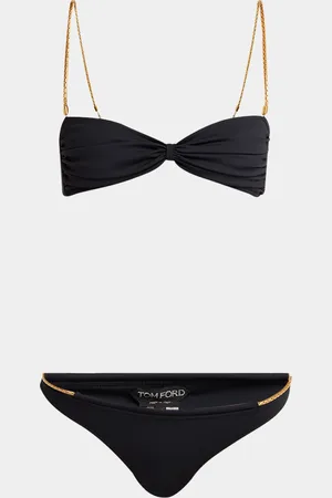 Tom Ford Chain Strap Bandeau Bikini Set