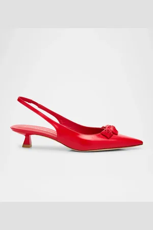 Stuart Weitzman Rosie Slingback Kitten Pumps