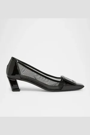Roger Vivier Belle Vivier Patent Buckle Ballerina Pumps