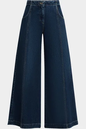 TWP Dancing in the Dark Wide-Leg Jeans