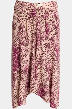 Isabel Marant Olena Gathered Midi Skirt