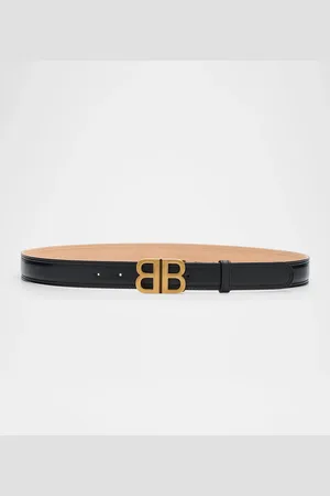 Balenciaga BB Soft Leather Belt