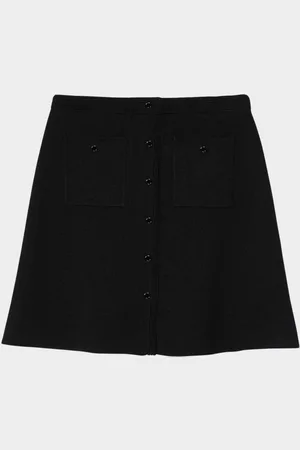 Sandro Clarancia Stretch Knit Mini Skirt