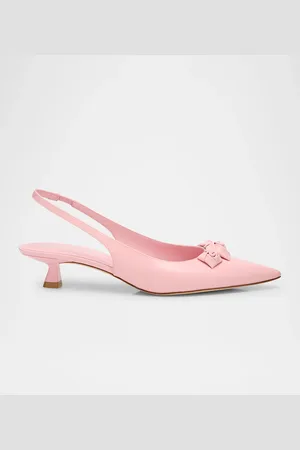Stuart Weitzman Rosie Slingback Kitten Pumps