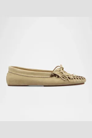 PARIS TEXAS Indiana Suede Fringe Mocassin Loafers
