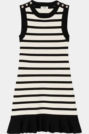 Sandro Sicilia Striped Knit Mini Dress