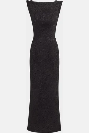 MATICEVSKI Metallic Structured Midi Dress