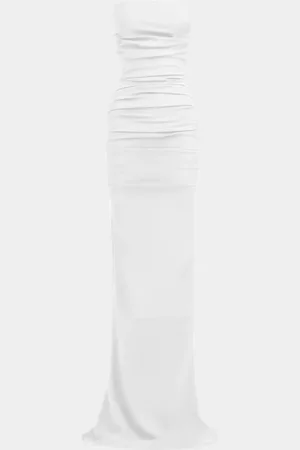 MATICEVSKI Intoxicate Strapless Ruched Maxi Gown